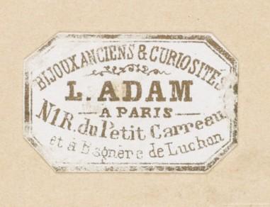 Bijoux anciens et curiosités L. Adam Paris Bagnères-de-Luchon